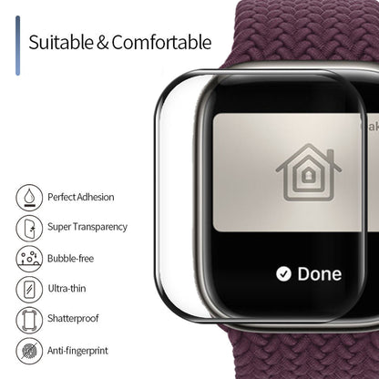 Zaštitna folija Blueo High Molecule za Apple Watch 40mm Series, Kaljeno staklo, Crna