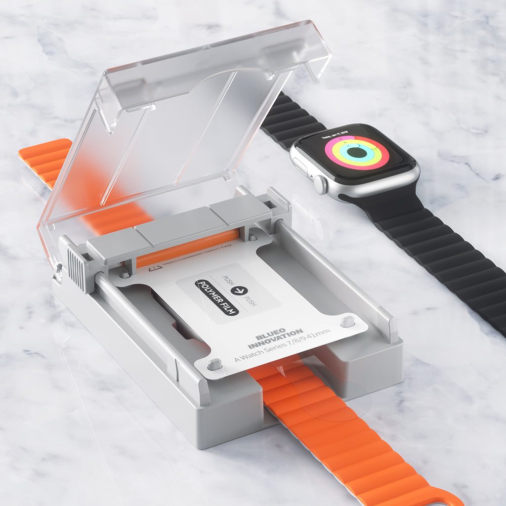 Zaštitna folija Blueo High Molecule za Apple Watch 40mm Series, Kaljeno staklo, Crna