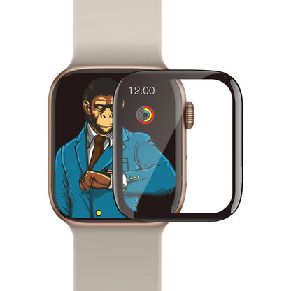 Zaštitna folija Blueo High Molecule za Apple Watch 8 / 7 45mm Series, Kaljeno staklo, Crna