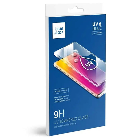 Zaštitna folija za ekran Blue Star za Samsung Galaxy S8 G950, kaljeno staklo, UV ljepilo