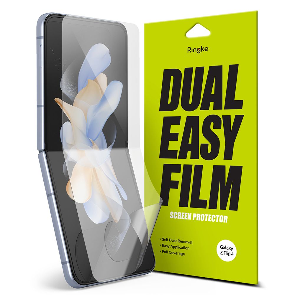 Zaštitna folija za unutarnji ekran Ringke Dual Easy za Samsung Galaxy Z Flip4 F721, Plastika, Set od 2 komada