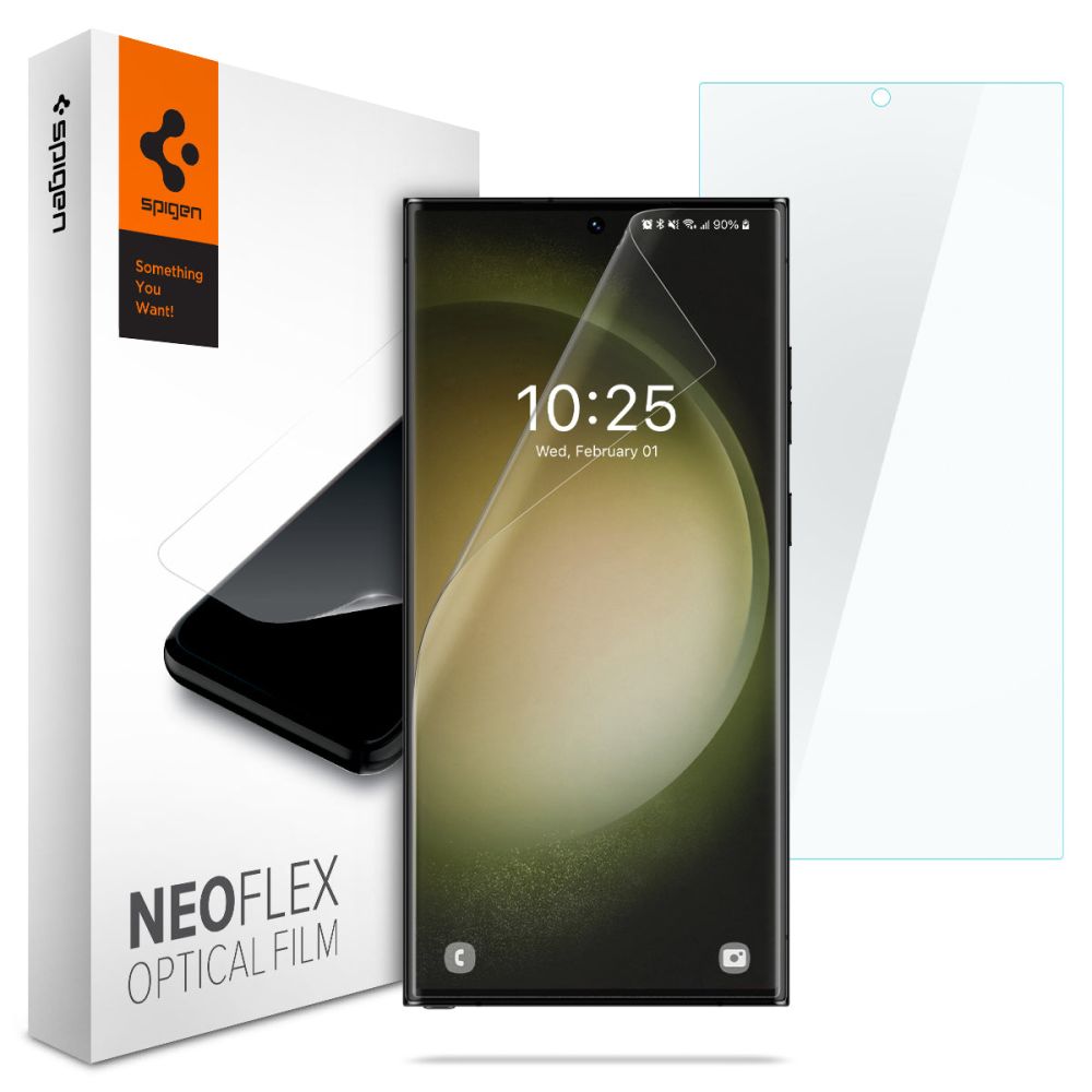 Zaštitna folija za ekran Spigen Neo Flex za Samsung Galaxy S23 Ultra S918, Plastika, Set od 2 komada AFL05943