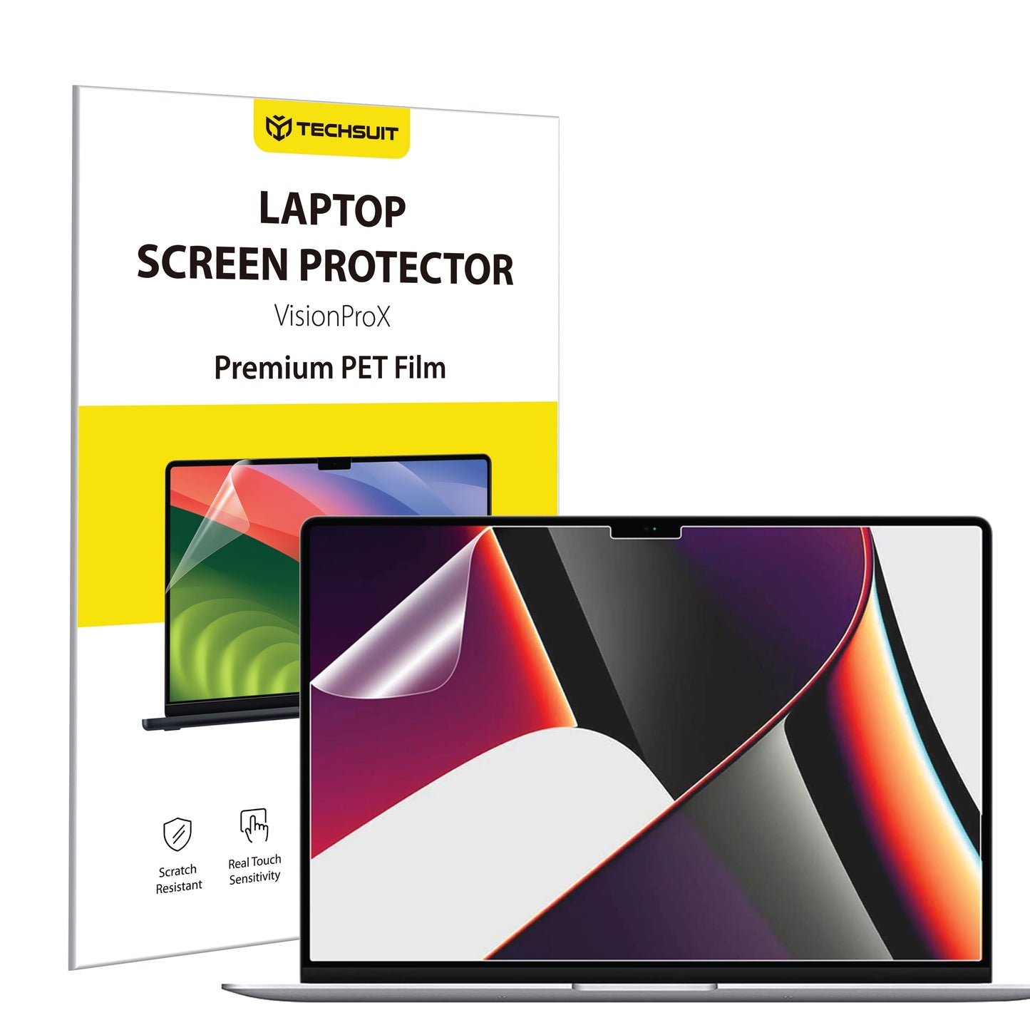 Zaštitna folija za ekran mat protiv plavog svjetla Techsuit VisionProX za Apple MacBook Pro 16inch (2024), Plastika