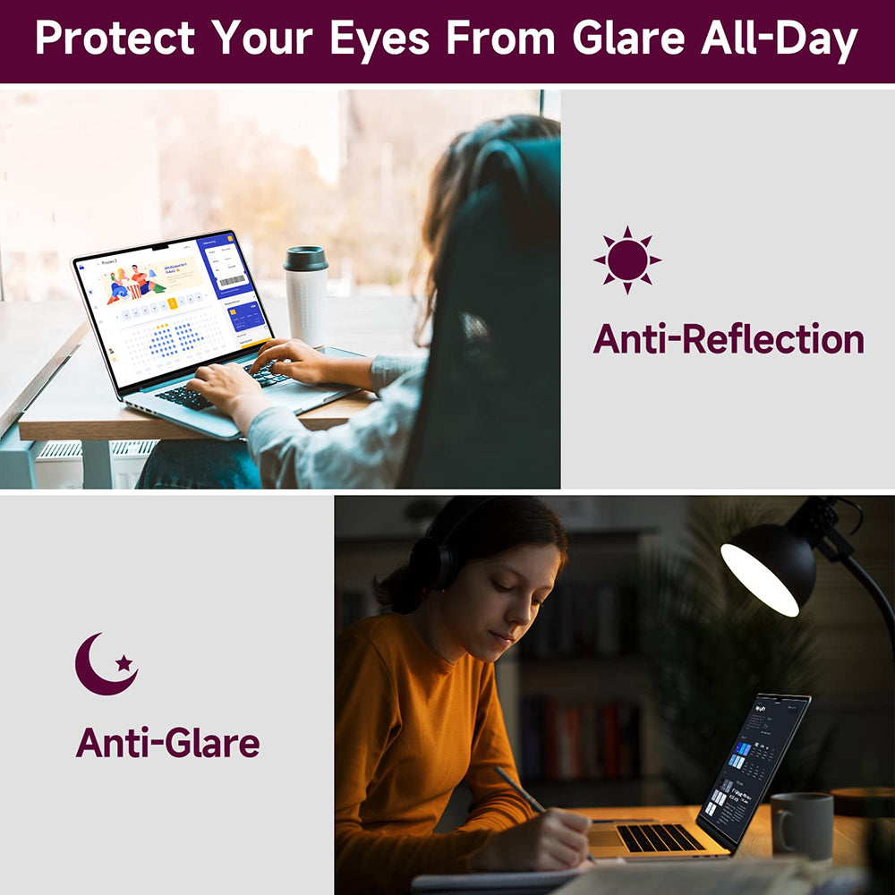 Zaštitna folija za ekran mat protiv plavog svjetla Techsuit VisionProX za Apple MacBook Pro 16inch (2024), Plastika