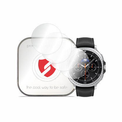Zaštitna folija Smart Protection Premium Classic za Samsung Galaxy Watch8 Classic, Set od 4 komada, Plastika