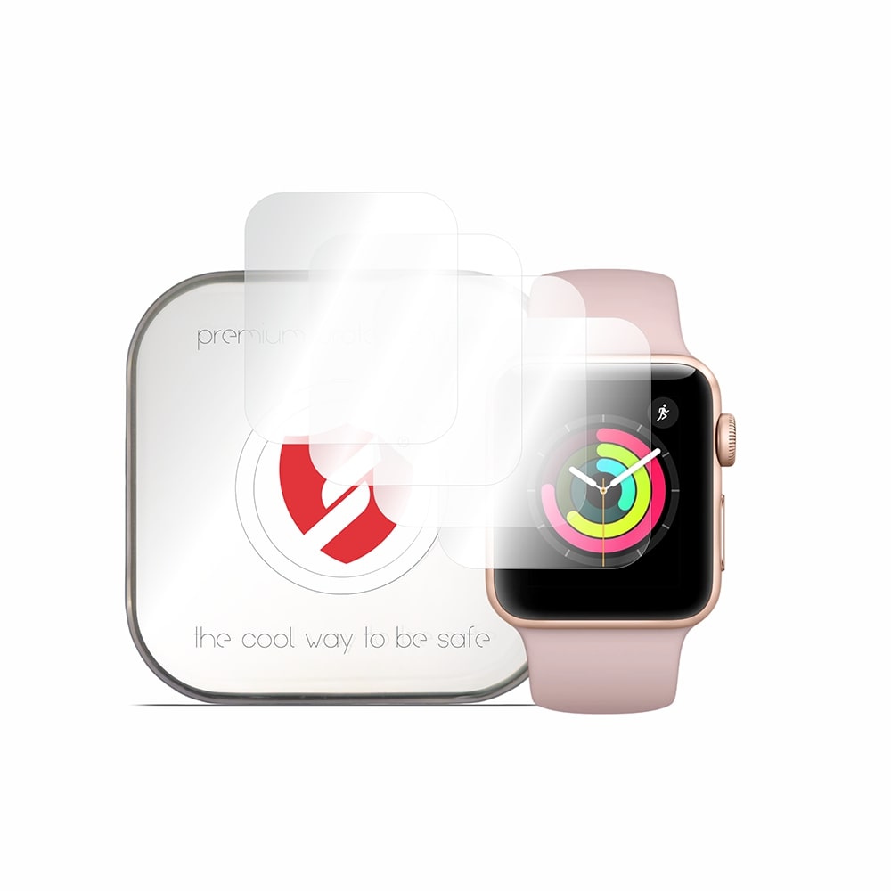 Zaštitna folija Smart Protection Premium Classic za Apple Watch 38mm Series, Set 4 komada, Plastika