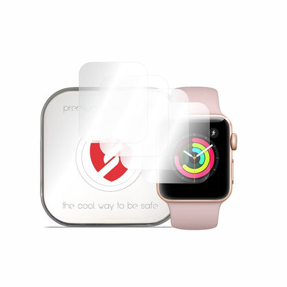 Zaštitna folija Smart Protection Premium Classic za Apple Watch 38mm Series, Set 4 komada, Plastika