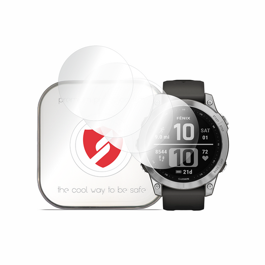 Smart Protection Premium Classic zaštitna folija za Garmin Fenix 7, Set od 4 komada, Plastika