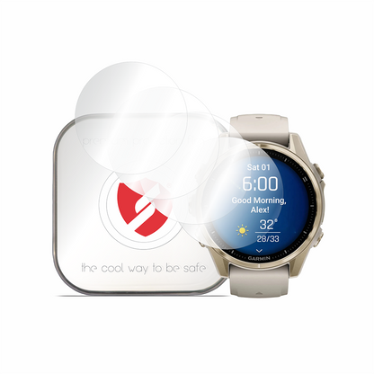 Pametna zaštitna folija Premium Classic za Garmin Fenix 8 43mm, Set od 4 komada, Plastika