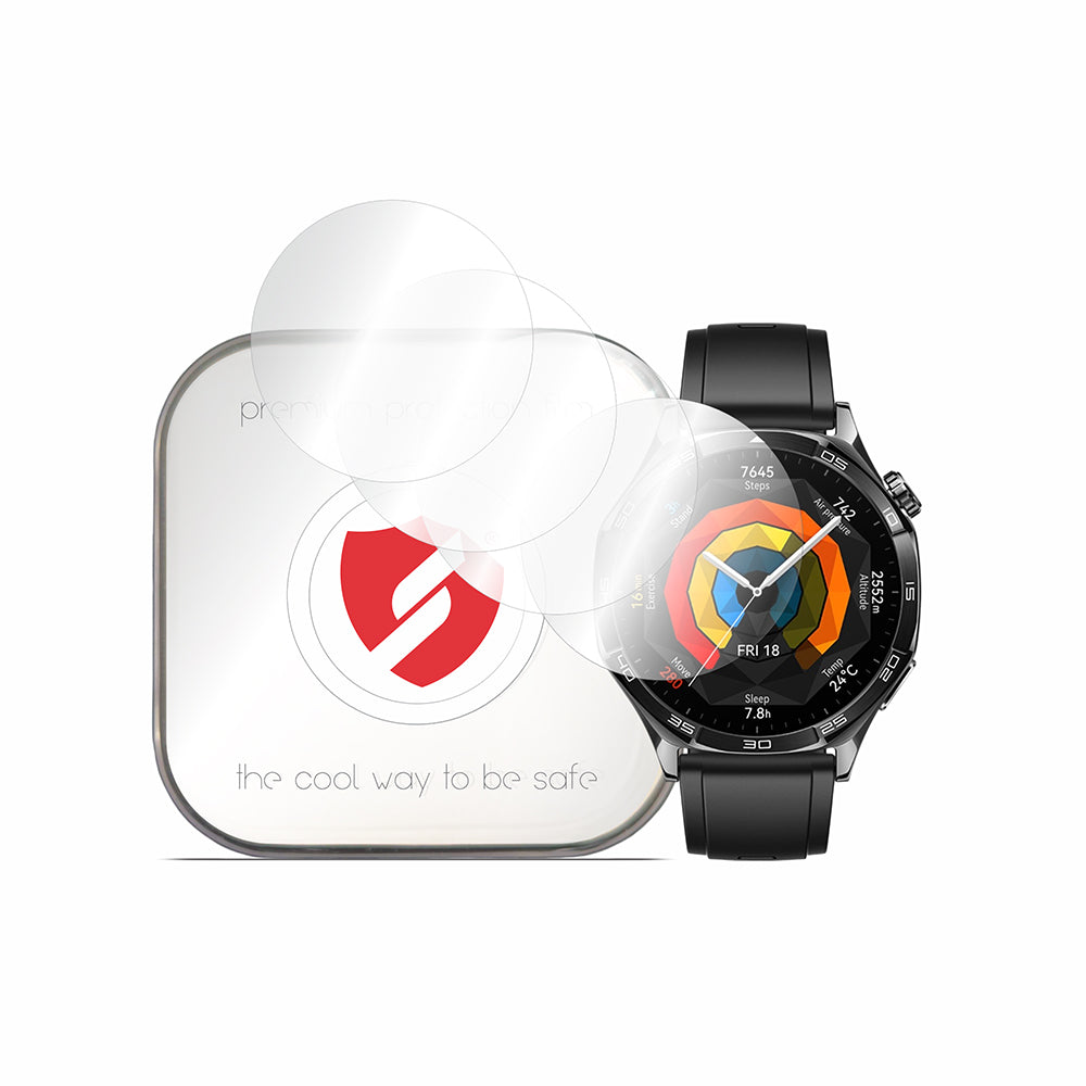 Pametna zaštitna folija Premium Classic za Huawei Watch GT 5 46mm, Set od 4 komada, Plastika