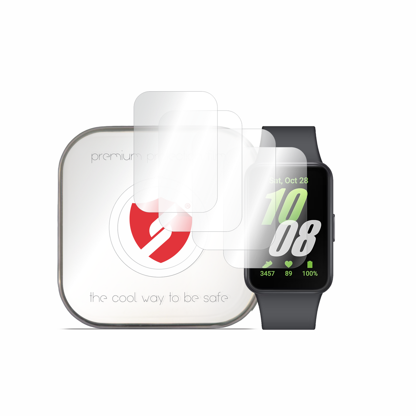 Pametna zaštitna folija Premium Classic za Samsung Galaxy Fit3 R39M, Set od 4 komada, Plastika