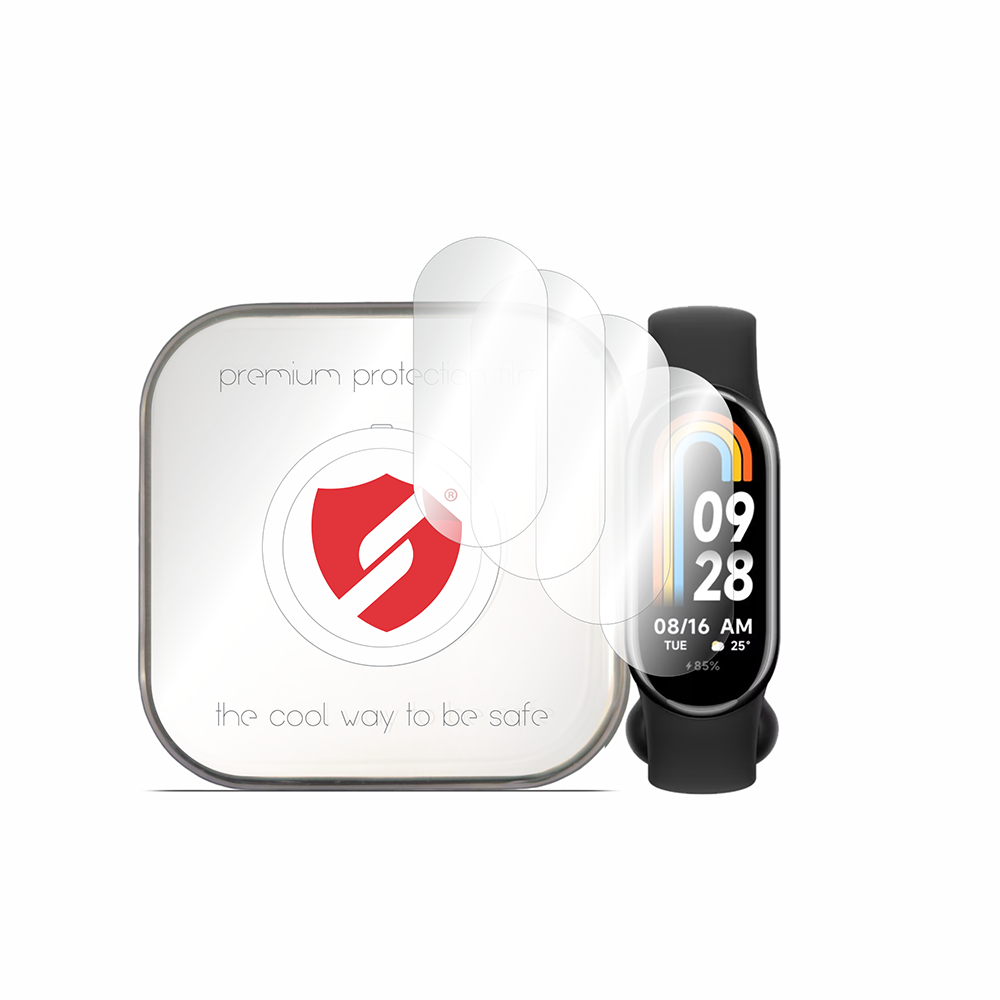 Zaštitna folija Smart Protection Premium Classic za Xiaomi Smart Band 9 / Band 8, Set 4 komada, Plastika