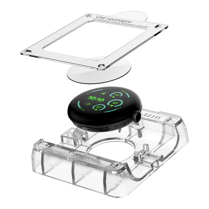 Zaštitna folija Spigen Elite Shield EZ FIT za Google Pixel Watch 41mm Series, Set 2 komada, Kaljeno Staklo, Prozirna AFL08524