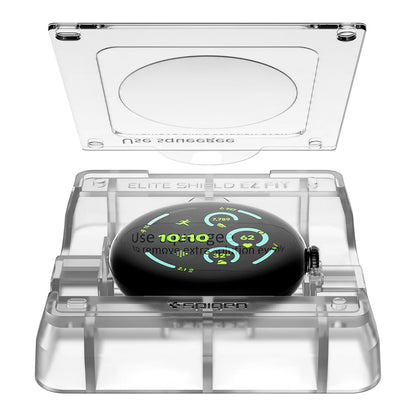 Zaštitna folija Spigen Elite Shield EZ FIT za Google Pixel Watch 41mm Series, Set 2 komada, Kaljeno Staklo, Prozirna AFL08524
