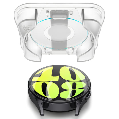 Zaštitna folija Spigen GlastR EZ FIT za Samsung Galaxy Watch7 / Watch6 / Watch5 / Watch4 44mm seriju, Set 2 komada, Kaljeno staklo AGL08493