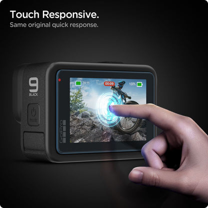 Folija za zaštitu ekrana i leće Spigen GlastR Slim za GoPro Hero 12 / 9 / 10 / 11, Kaljeno staklo, Set od 6 komada AGL03045