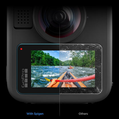 Zaštitna folija za ekran Spigen GlastR Slim za GoPro Max 2, Set 2 komada, Kaljeno staklo AGL11230