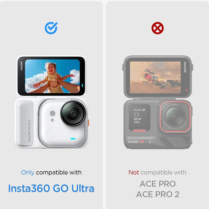 Zaštitna folija za ekran Spigen GlastR Slim za Insta360 Go Ultra, Kaljeno staklo, Set od 2 komada AGL11171