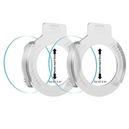 Zaštitna folija Tech-Protect Easy Set+ za Huawei Watch GT 5 41mm, Set 2 komada, Kaljeno staklo