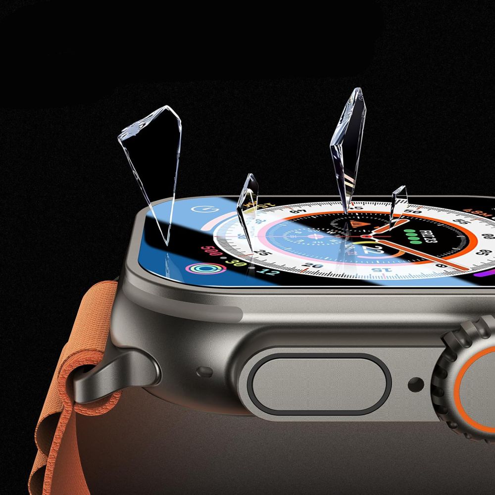 Folija zaštite Tech-Protect Supreme Set za Apple Watch Ultra seriju, Set od 2 komada, Kaljeno staklo
