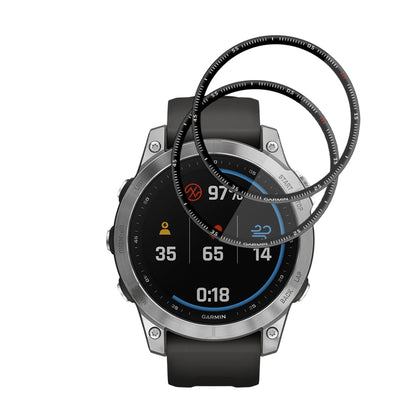 Folija za zaštitu Techsuit Nano Flex za Garmin Fenix 7, Set 2 komada, Plastika, Crna