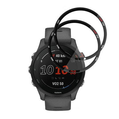 Folija za zaštitu Techsuit Nano Flex za Garmin Forerunner 255 Music / 255, Set 2 komada, Plastika, Crna