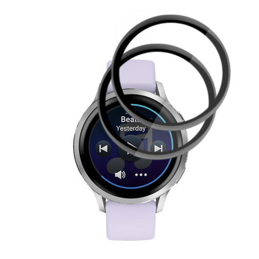 Folija za zaštitu Techsuit Nano Flex za Garmin Venu 4 41mm, Set 2 komada, Plastika, Crna