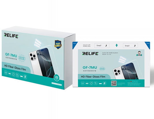 Fleksibilna staklena folija Filbra Relife GF-7MU za UV vakuumski laminator Sunshine C3 Mix Ultra, 120mm x 210mm, Set 25 komada