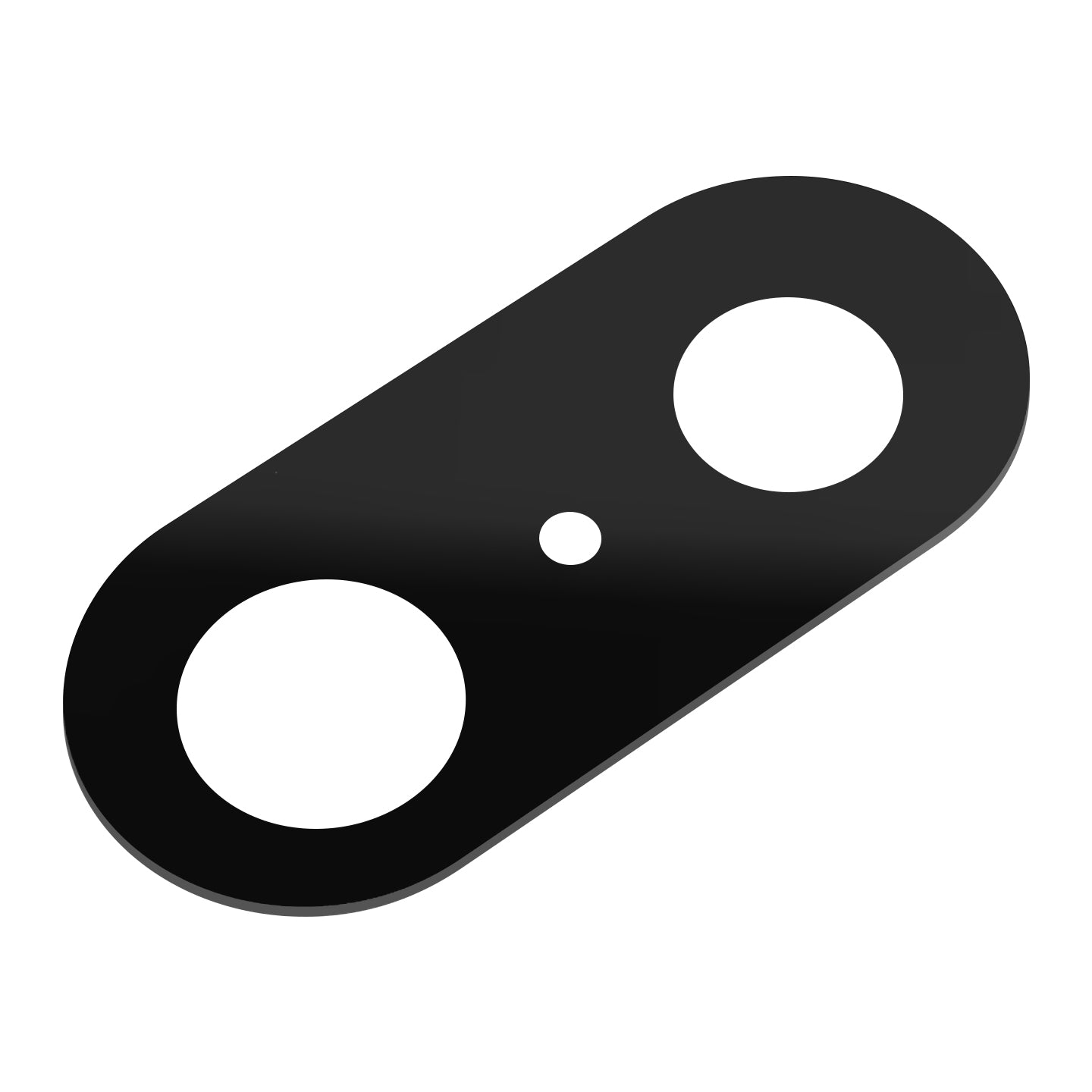 Stražnje staklo kamere Google Pixel 7, s okvirom, crno