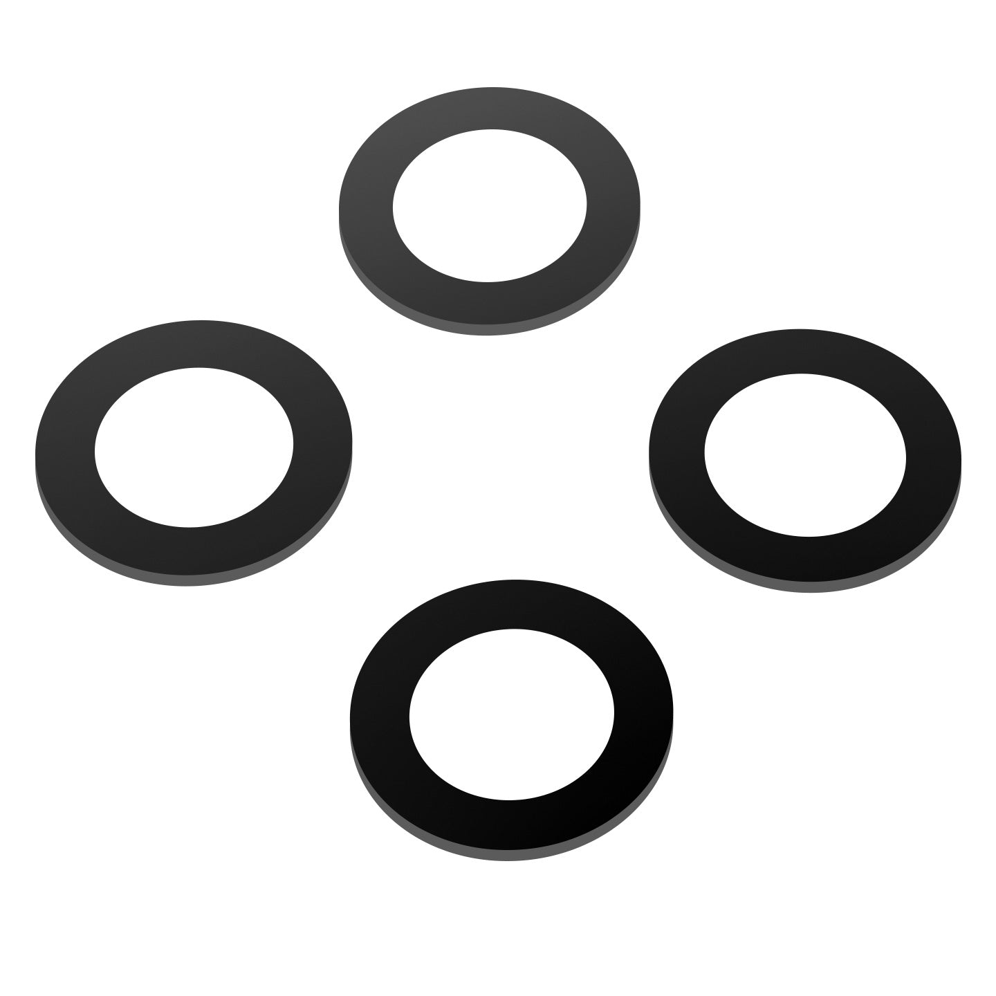 Staklo stražnje kamere Honor X8 4G, Wide + UltraWide + Macro + Depth, crno