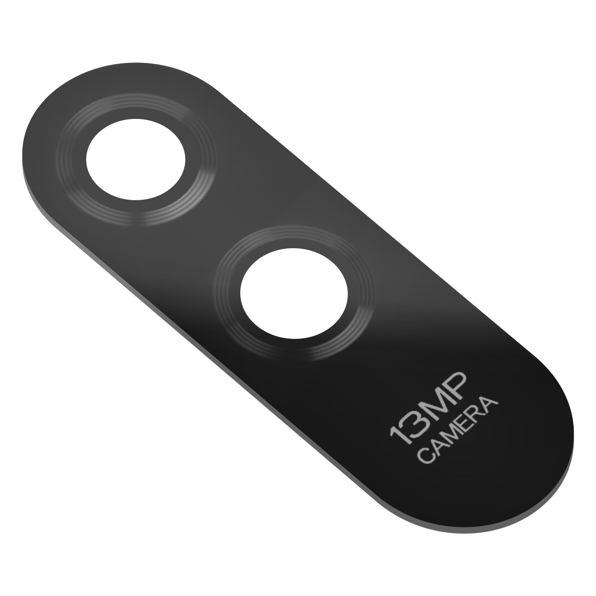 Staklo stražnje kamere Xiaomi Redmi 9A, crno