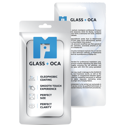 Staklo zaslona + OCA MP kompatibilno s Apple iPhone 11 Pro Max, Crno