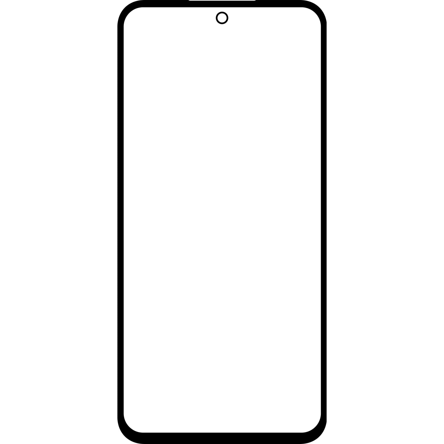 Staklo zaslona + OCA Forward Shield za Samsung Galaxy A55 5G A556, Crna