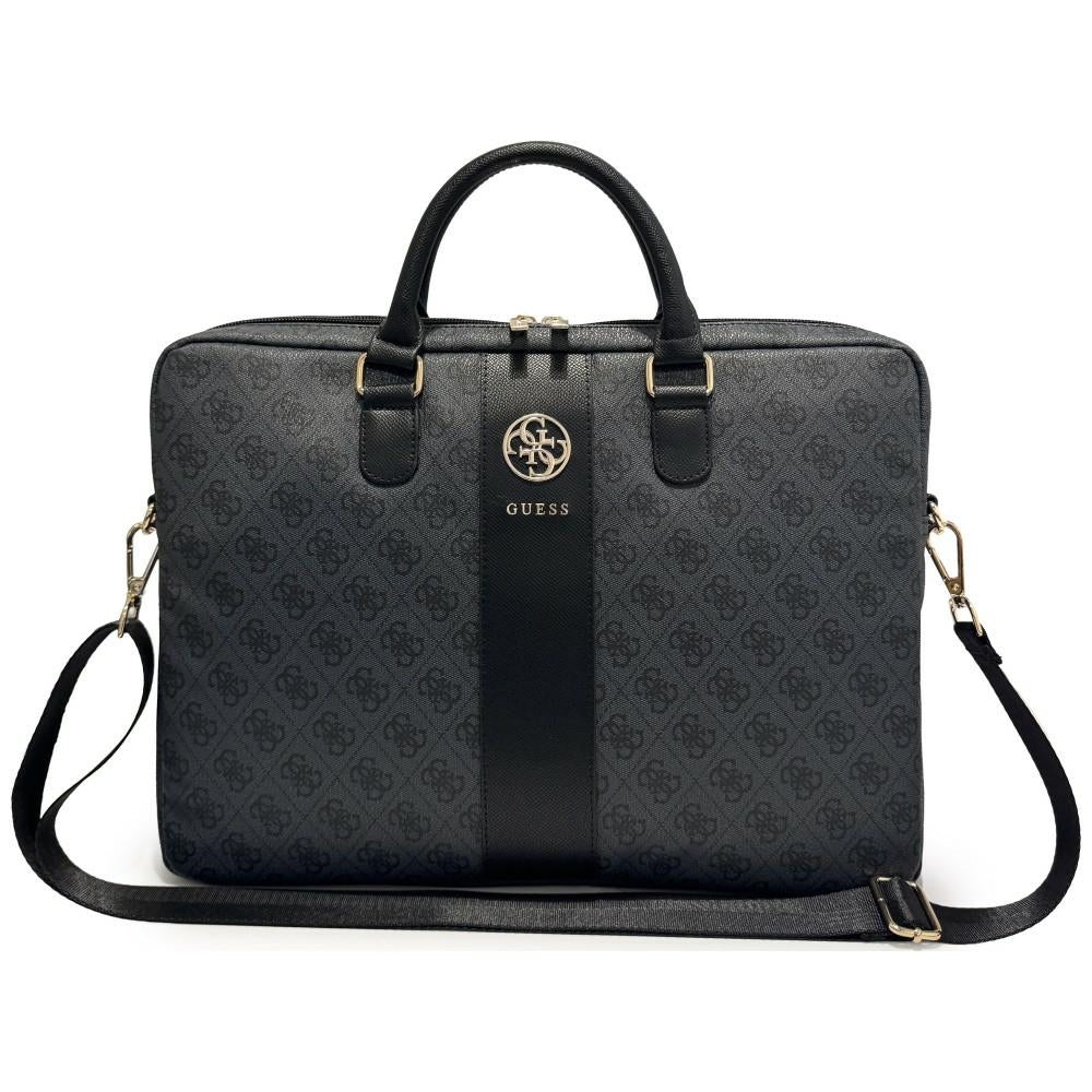 Guess 4G Round Classic Logo torba za laptop 16 inča, crna