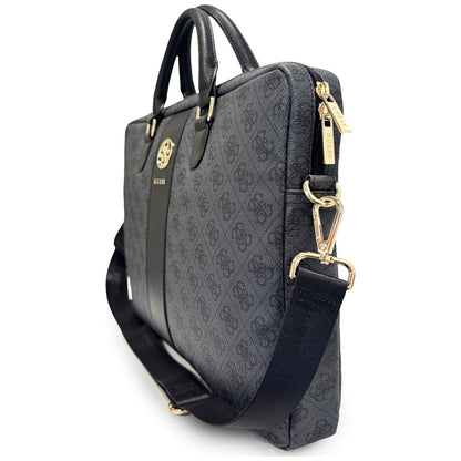 Guess 4G Round Classic Logo torba za laptop 16 inča, crna