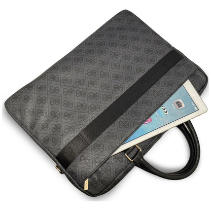 Guess 4G Round Classic Logo torba za laptop 16 inča, crna