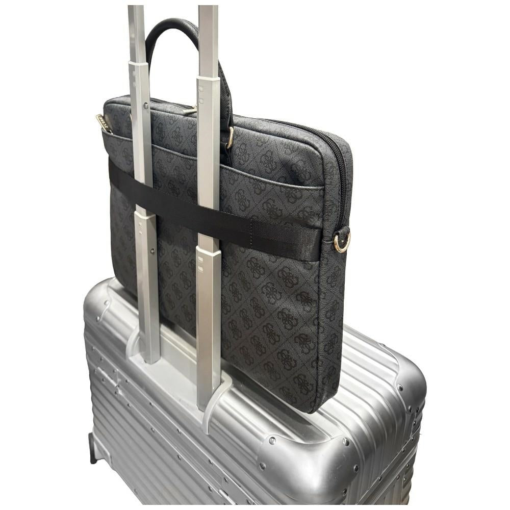Guess 4G Round Classic Logo torba za laptop 16 inča, crna