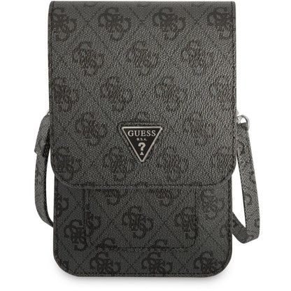 Univerzalna torbica za telefon, Guess, 4G Triangle Logo, Crna