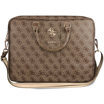 Torba Guess 4G Metal Logo za laptop 15 inča - 16 inča, smeđa