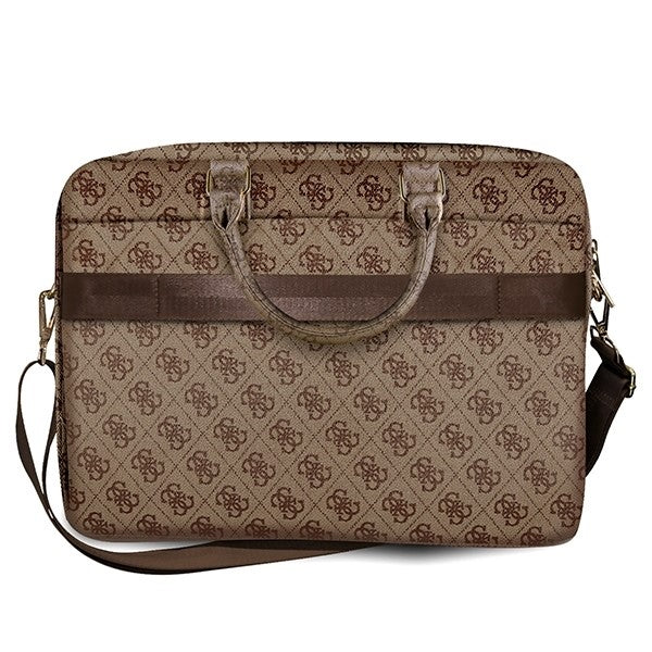 Torba Guess 4G Metal Logo za laptop 15 inča - 16 inča, smeđa