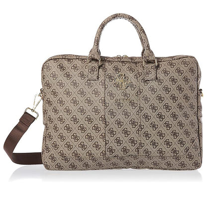 Torba Guess 4G Metal Logo za laptop 15 inča - 16 inča, smeđa