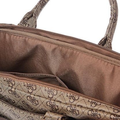 Torba Guess 4G Metal Logo za laptop 15 inča - 16 inča, smeđa