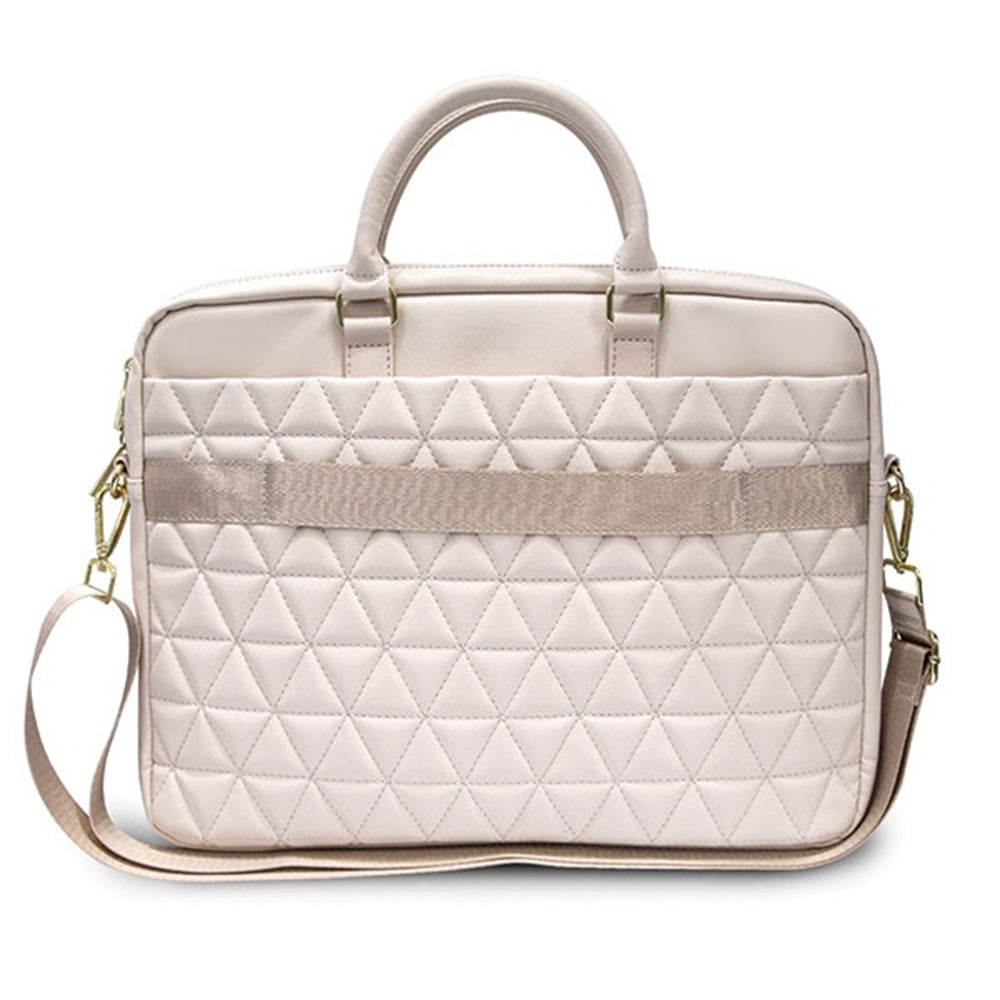 Torba Guess Quilted za laptop 15 inča, roza
