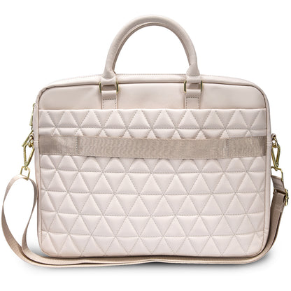 Torba Guess Quilted za laptop 15 inča, roza