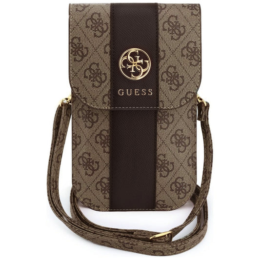 Univerzalna torbica za telefon, Guess, 4G Classic Logo Stripe, Smeđa