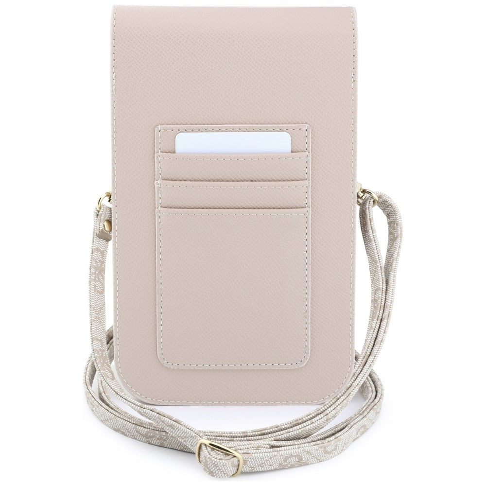 Univerzalna torbica za telefon, Guess, 4G Grained Classic Logo, Roza