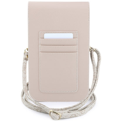 Univerzalna torbica za telefon, Guess, 4G Grained Classic Logo, Roza
