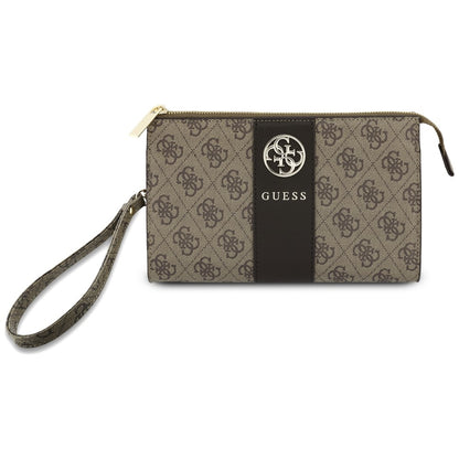 Univerzalna torbica za mobitel, Guess, 4G Round Classic Logo Stripe, smeđa