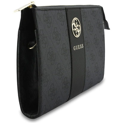 Univerzalna torbica za mobitel, Guess, 4G Round Classic Logo Stripe, crna