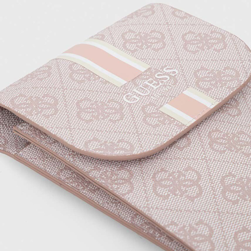 Univerzalna torbica za telefon, Guess, 4G Stripes, Roza